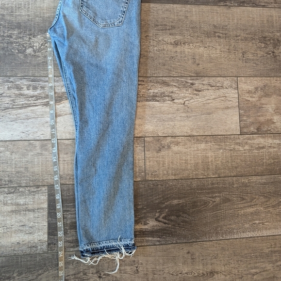 Rag N Bone Women's Distressed Dre Blue Jeans - Picture 8 of 9